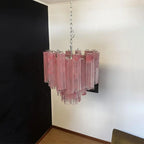 Star Shaped Tube Red Clouds Glass Chandelier product image