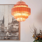 Pink Palermo Round Chandelier additional product view