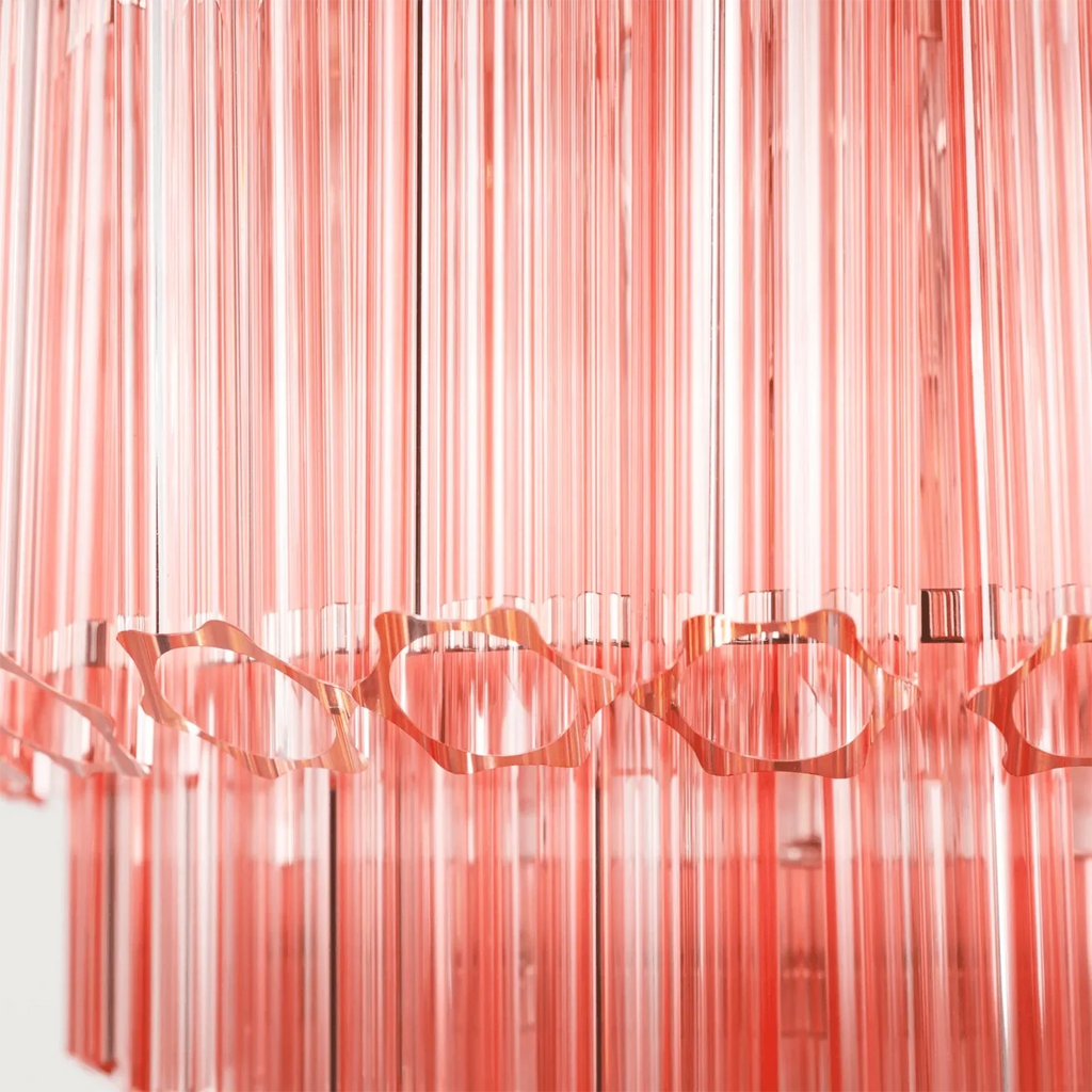 Pink Palermo Round Chandelier product image