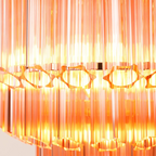 Pink Palermo Round Chandelier product image