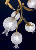 Pomegranate Brass Branch Chandelier by Bling Lighting Studio