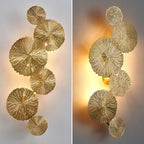 Lotus Leaf Branch Wall Sconce by Bling Lighting Studio