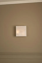 White Alabaster Wall Sconce