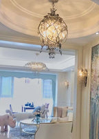 Vintage Style Designer Creative Branch Crystal Pendant For Dining Table/Entryway by Bling Lighting Studio