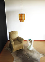 Quadriedri Murano Prisms Amber Transparent Chandelier product image