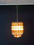 Quadriedri Murano Prisms Amber Transparent Chandelier product image