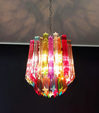 Quadriedri Murano Prisms Multicolored Chandelier product image