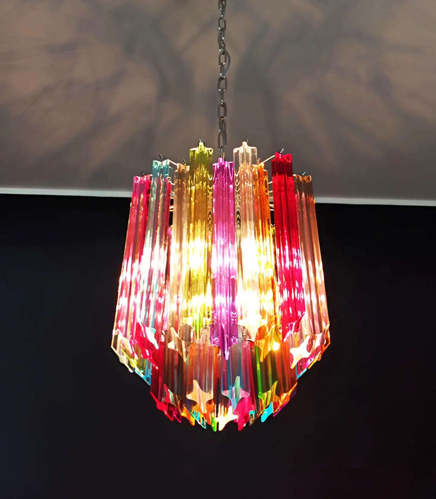 Quadriedri Murano Prisms Multicolored Chandelier product image