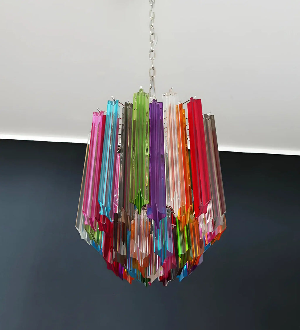 Quadriedri Murano Prisms Multicolored Chandelier product image