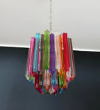 Quadriedri Murano Prisms Multicolored Chandelier product image