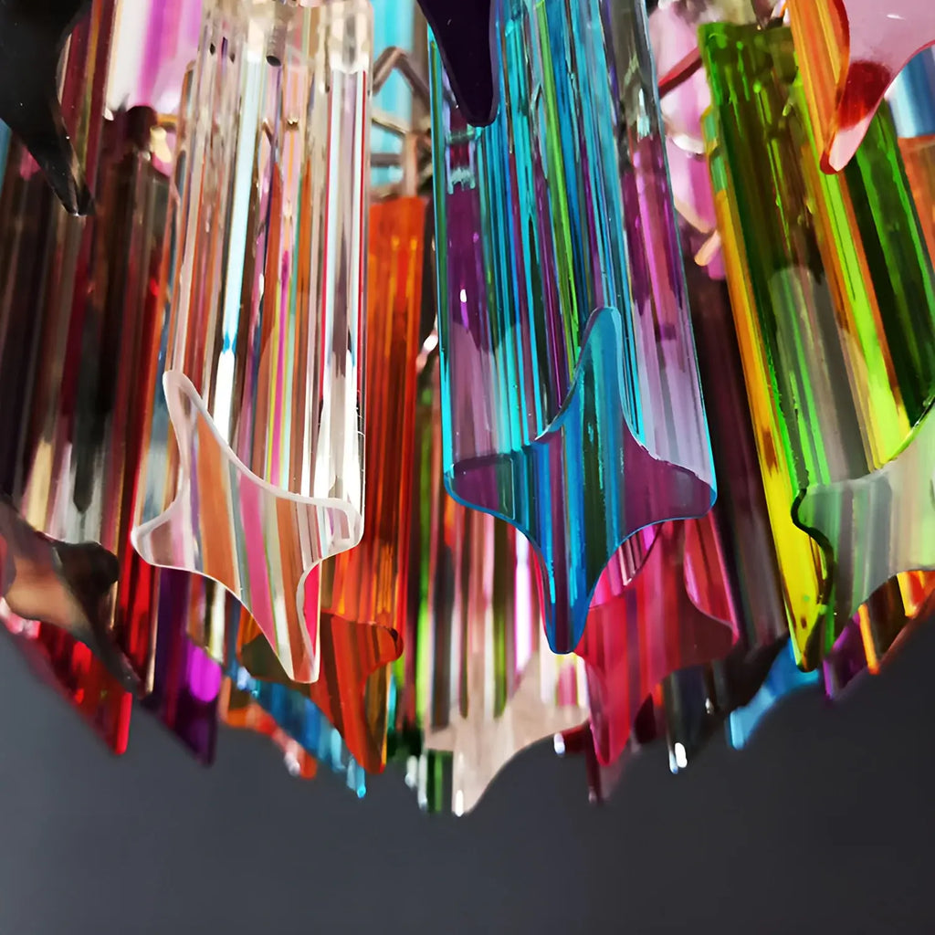 Quadriedri Murano Prisms Multicolored Chandelier product image