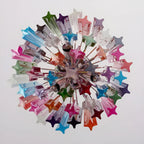 Quadriedri Murano Prisms Multicolored Chandelier product image