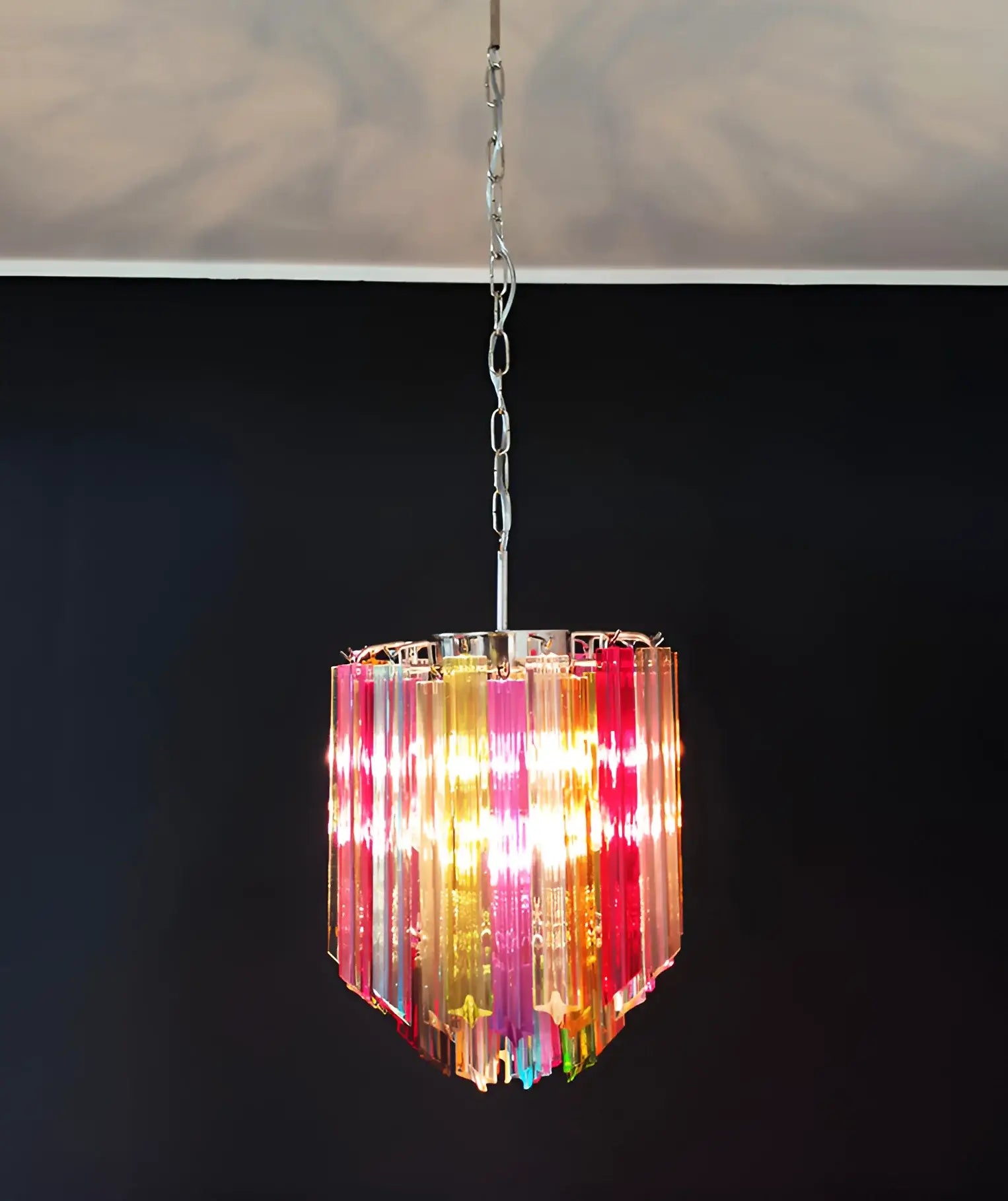 Quadriedri Murano Prisms Multicolored Chandelier product image