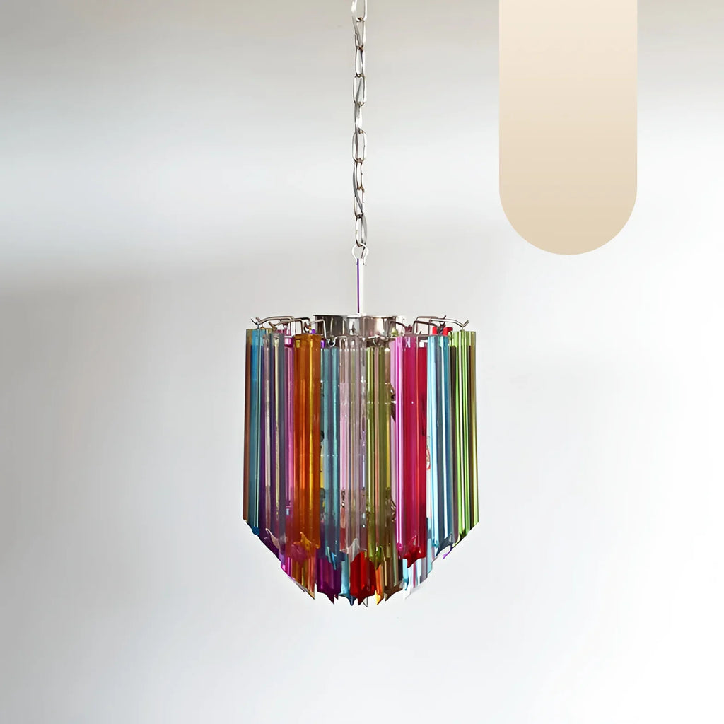 Quadriedri Murano Prisms Multicolored Chandelier product image