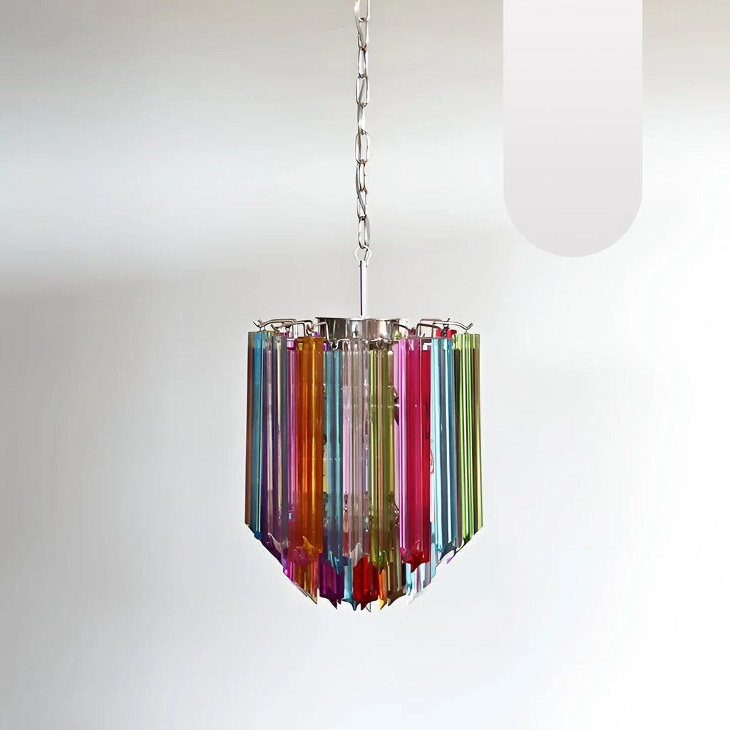 Quadriedri Murano Prisms Multicolored Chandelier product image