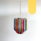 Quadriedri Murano Prisms Multicolored Chandelier product image