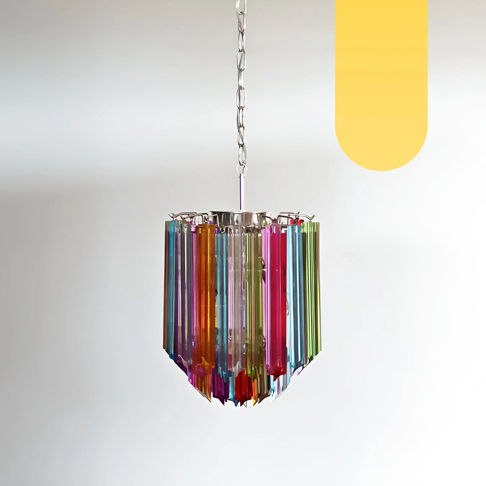 Quadriedri Murano Prisms Multicolored Chandelier product image