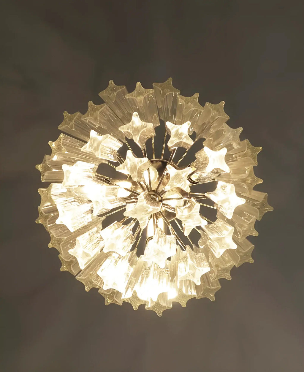 Quadriedri Murano Prisms Transparant Chandelier product image