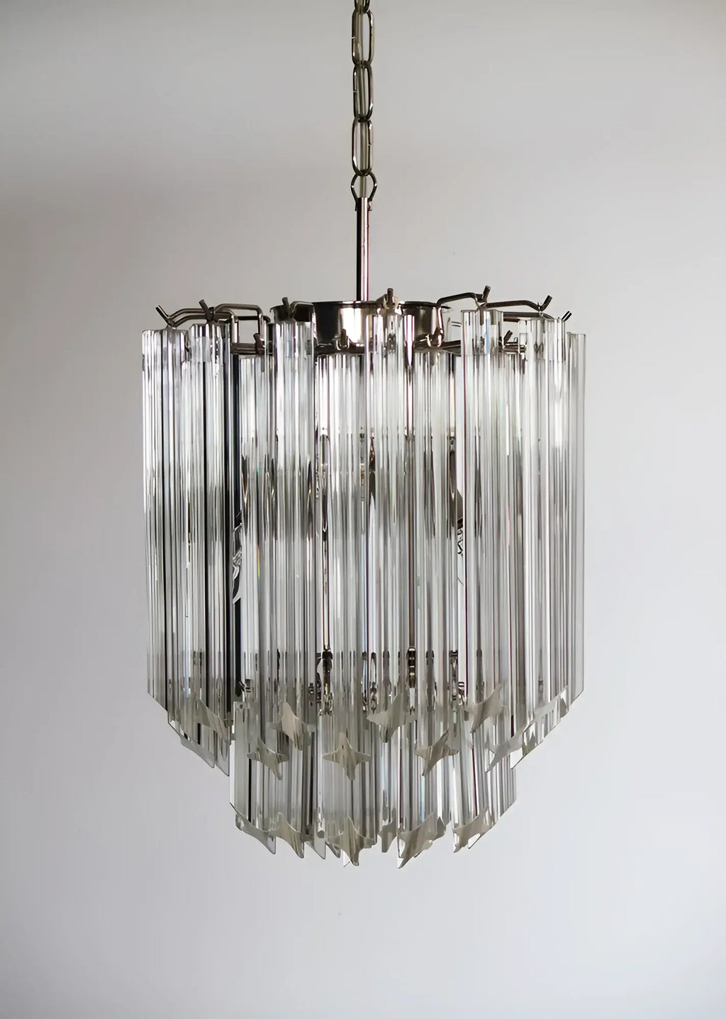 Quadriedri Murano Prisms Transparant Chandelier product image