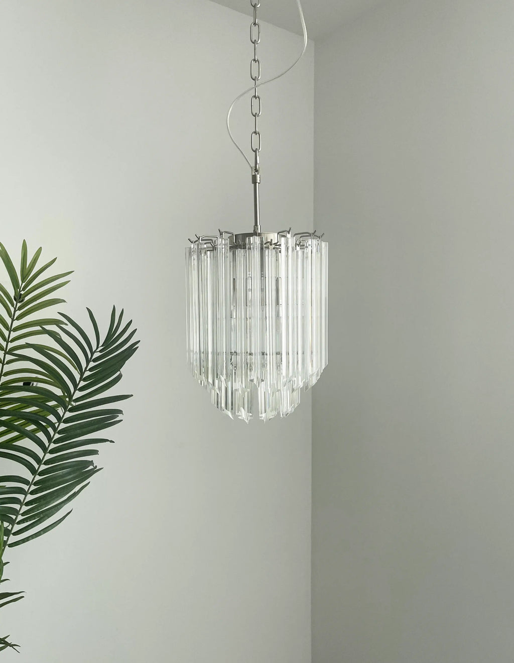 Quadriedri Murano Prisms Transparant Chandelier product image