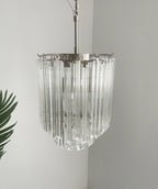Quadriedri Murano Prisms Transparant Chandelier product image