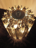 Murano Table Lamp | 24 Clear Smoked Prism Glass | Set of 2