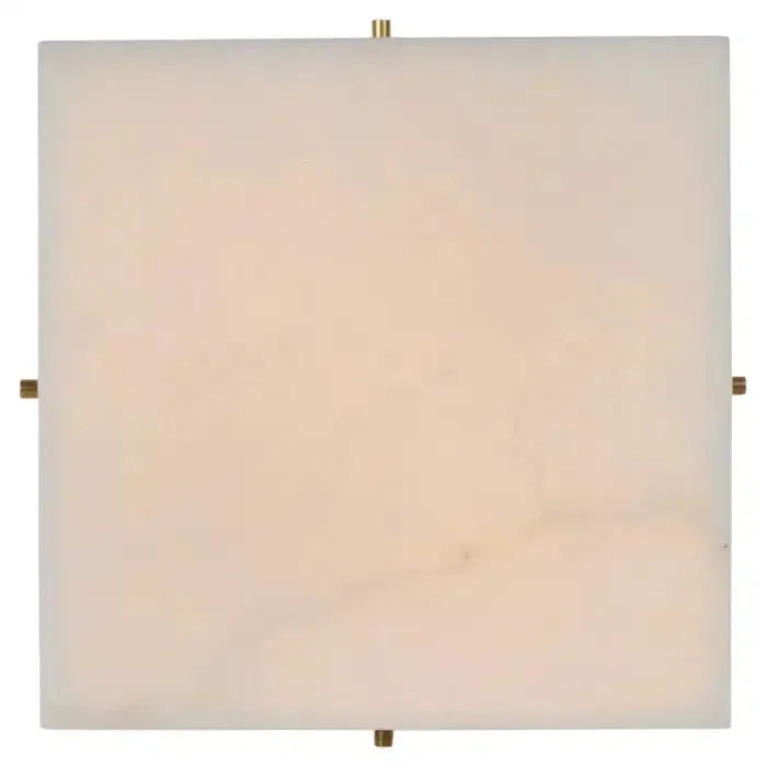 Large 'Titan 4' Alabaster Wall or Ceiling Lamp Flush Mount by Bling Lighting Studio
