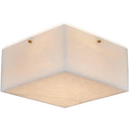 Large 'Titan 4' Alabaster Wall or Ceiling Lamp Flush Mount
