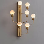 Raggiera Alabaster Globe Wall Sconce