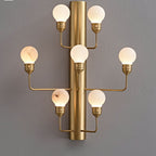 Raggiera Alabaster Globe Wall Sconce