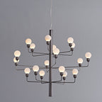Raggiera Tiered Alabaster Globe Chandelier