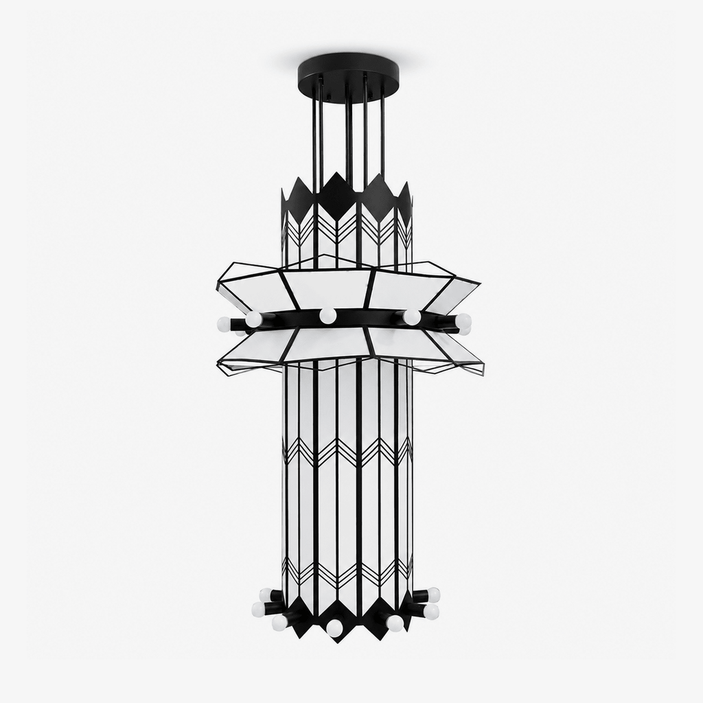 Rayonne Art Deco Chandelier