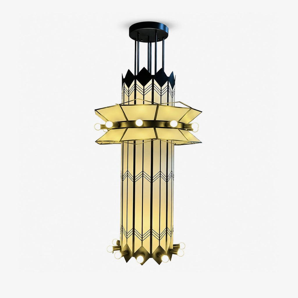 Rayonne Art Deco Chandelier