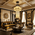 Rayonne Art Deco Chandelier