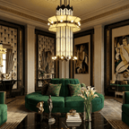 Rayonne Art Deco Chandelier