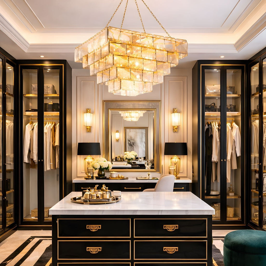 Sophisticated Tiered Chain Suspended Chandelier product image