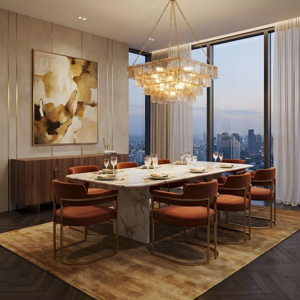Sophisticated Tiered Chain Suspended Chandelier product image