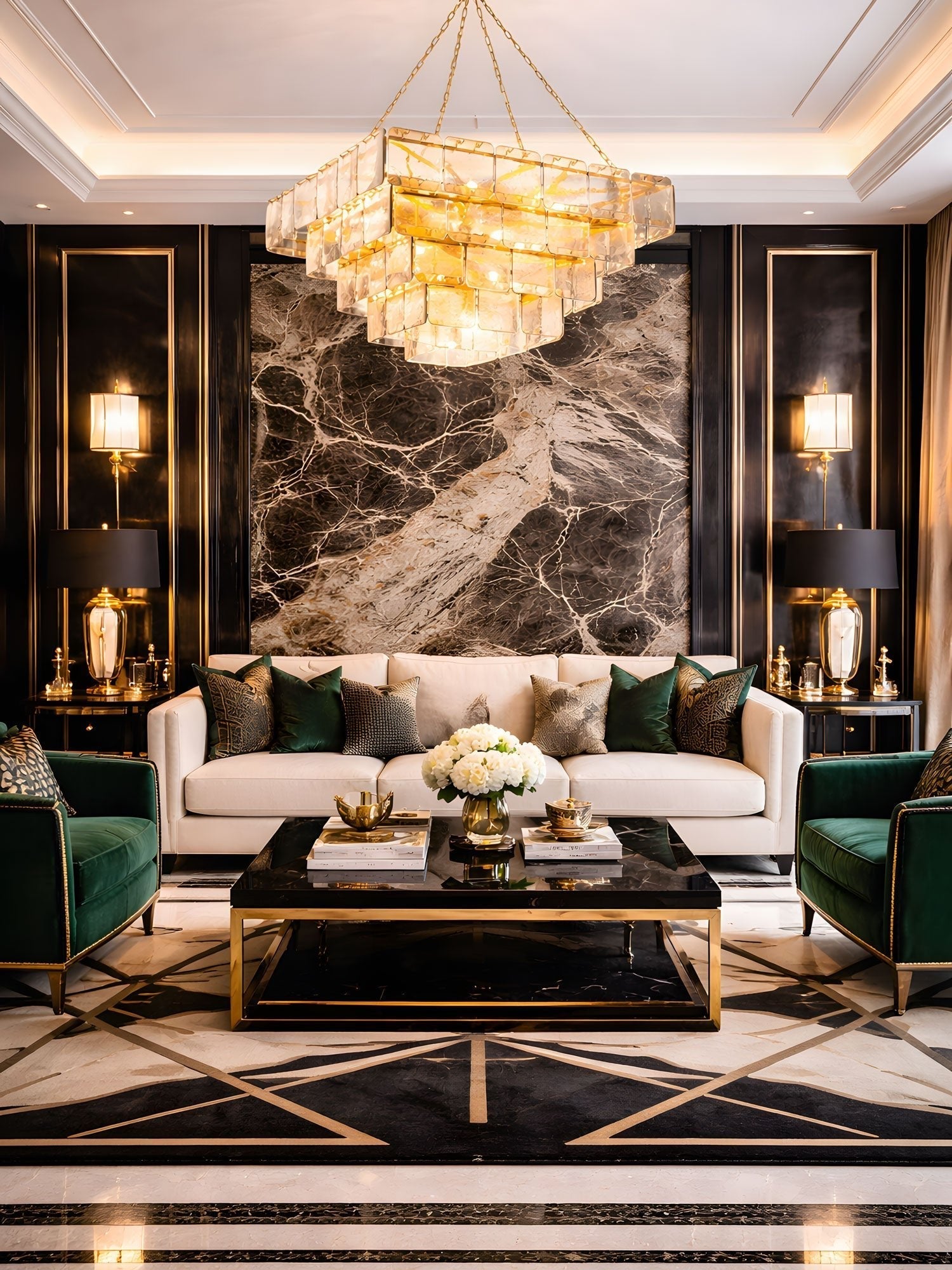 Sophisticated Tiered Chain Suspended Chandelier additional product view