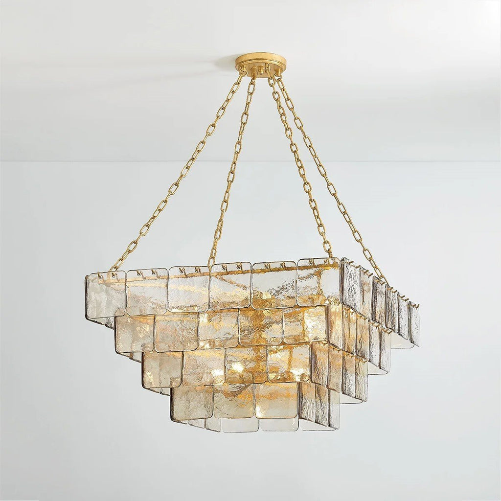 Sophisticated Tiered Chain Suspended Chandelier product image