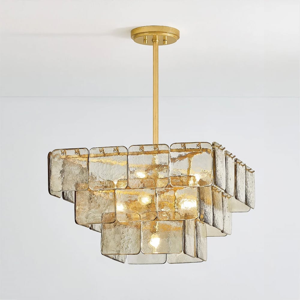 Modern Regal Chandelier detail view