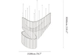 Rivella Cascade Fringe Chandelier