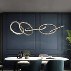 Kevyn Modern Rock Crystal Irregular Living Room Chandelier, Staircase Chandelier by Bling Lighting Studio