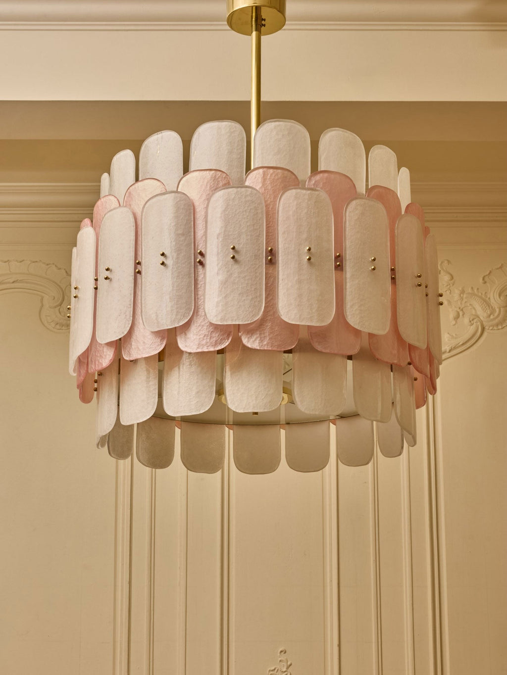 Rosalinne Murano Glass Petal Chandelier