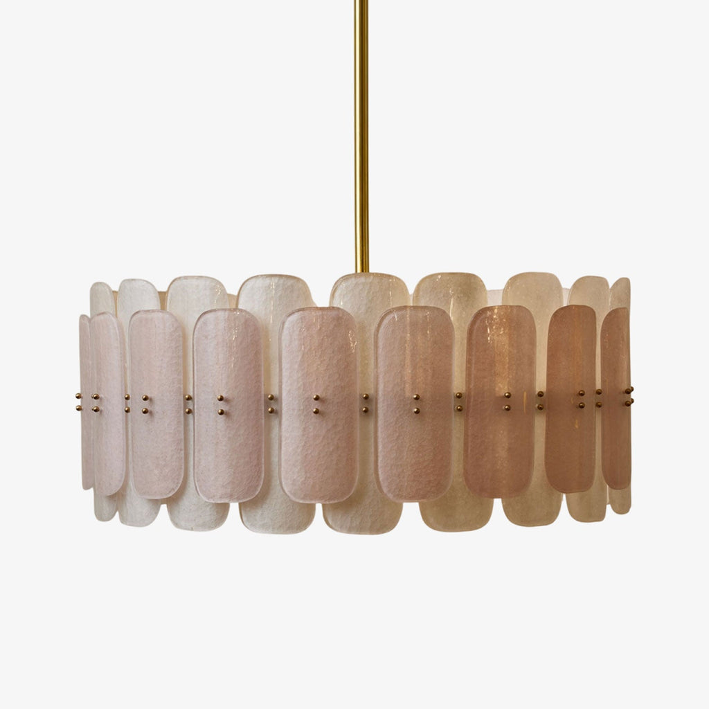 Rosalinne Murano Glass Petal Chandelier