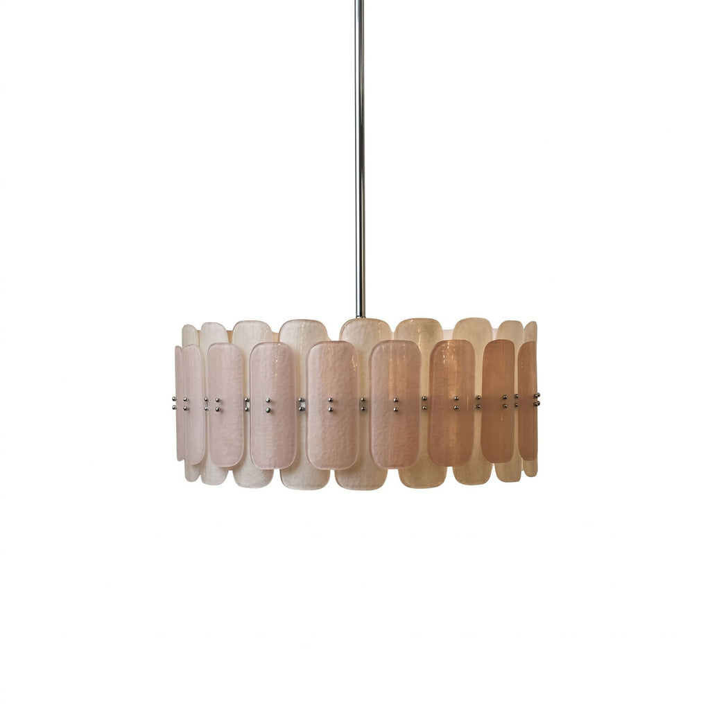 Rosalinne Murano Glass Petal Chandelier