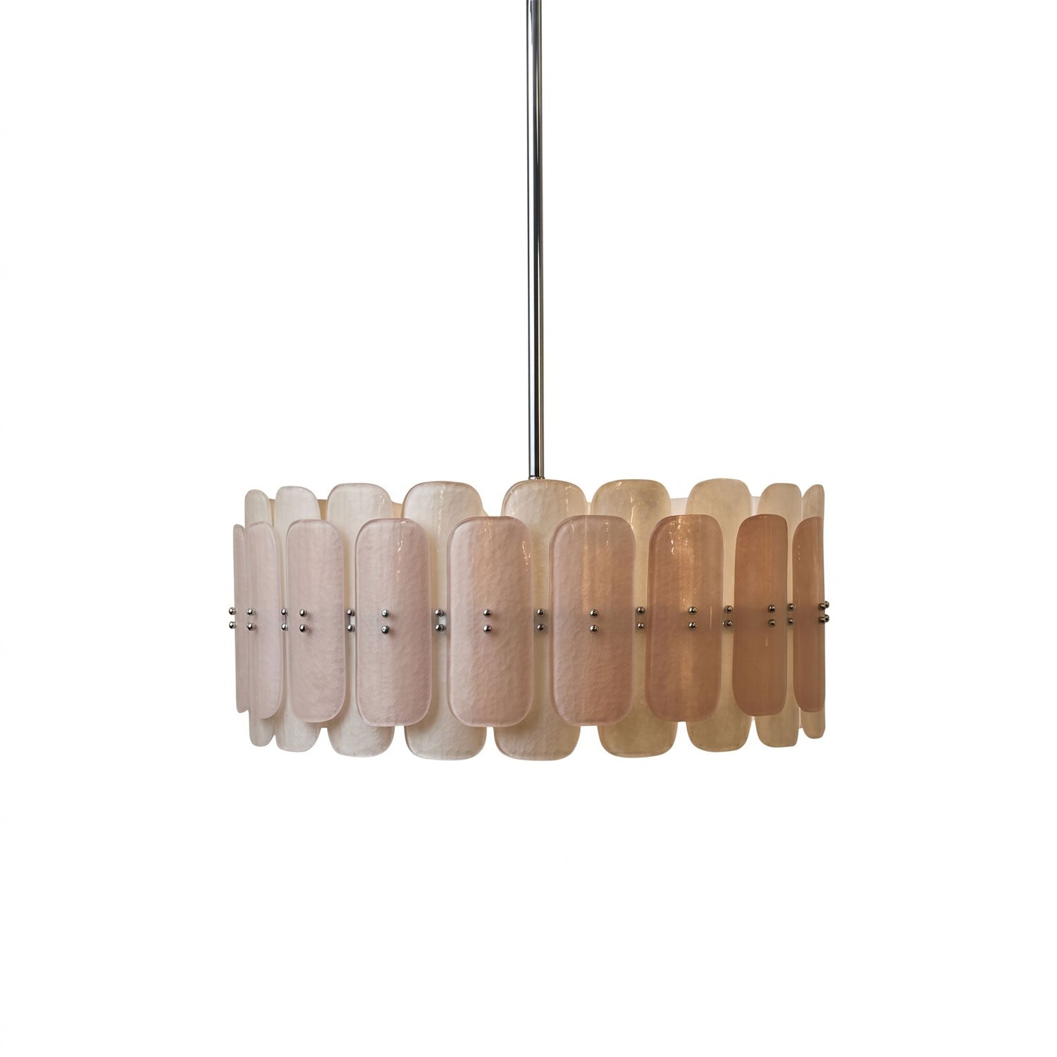 Rosalinne Murano Glass Petal Chandelier