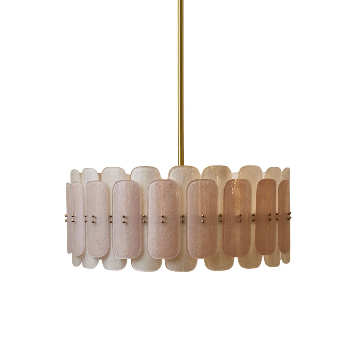 Rosalinne Murano Glass Petal Chandelier
