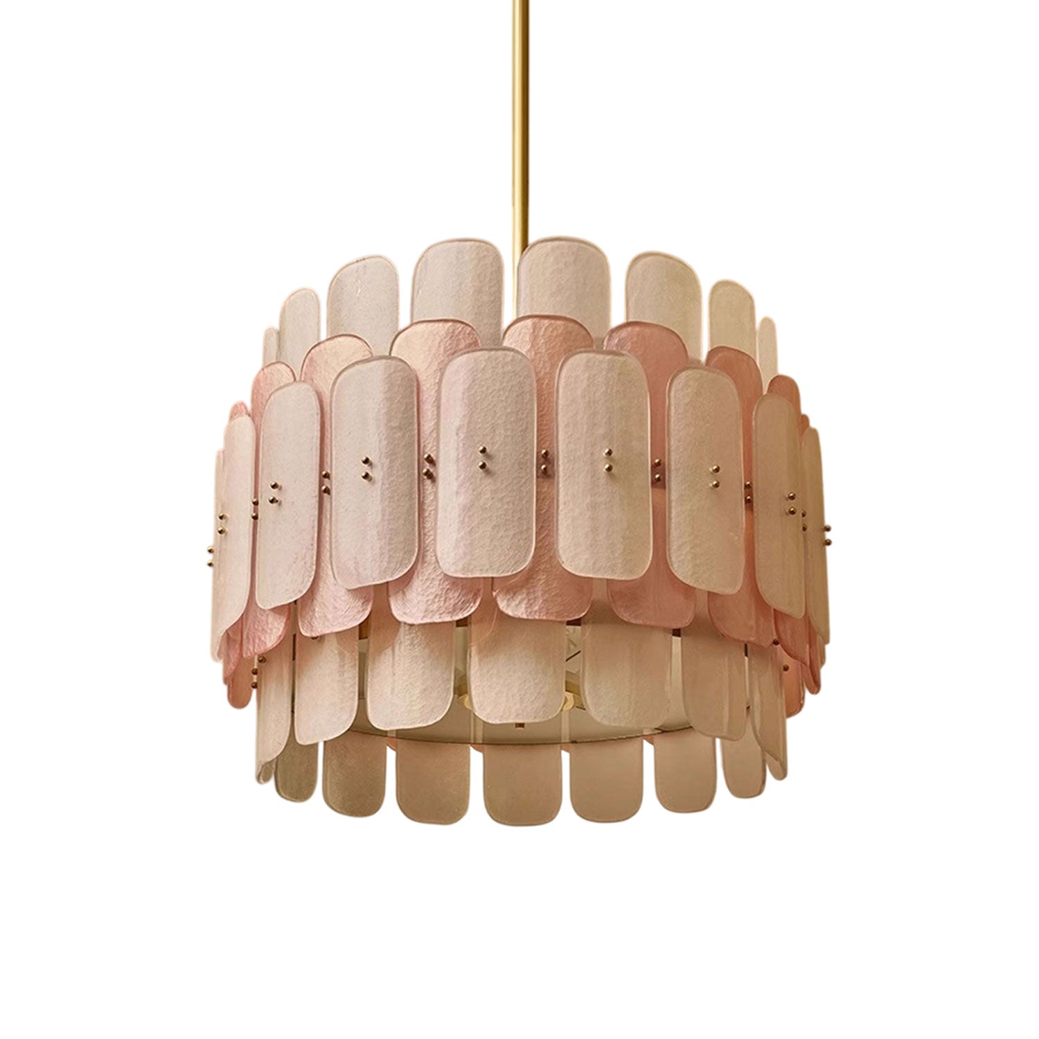 Rosalinne Murano Glass Petal Chandelier
