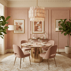 Rosalinne Murano Glass Petal Chandelier