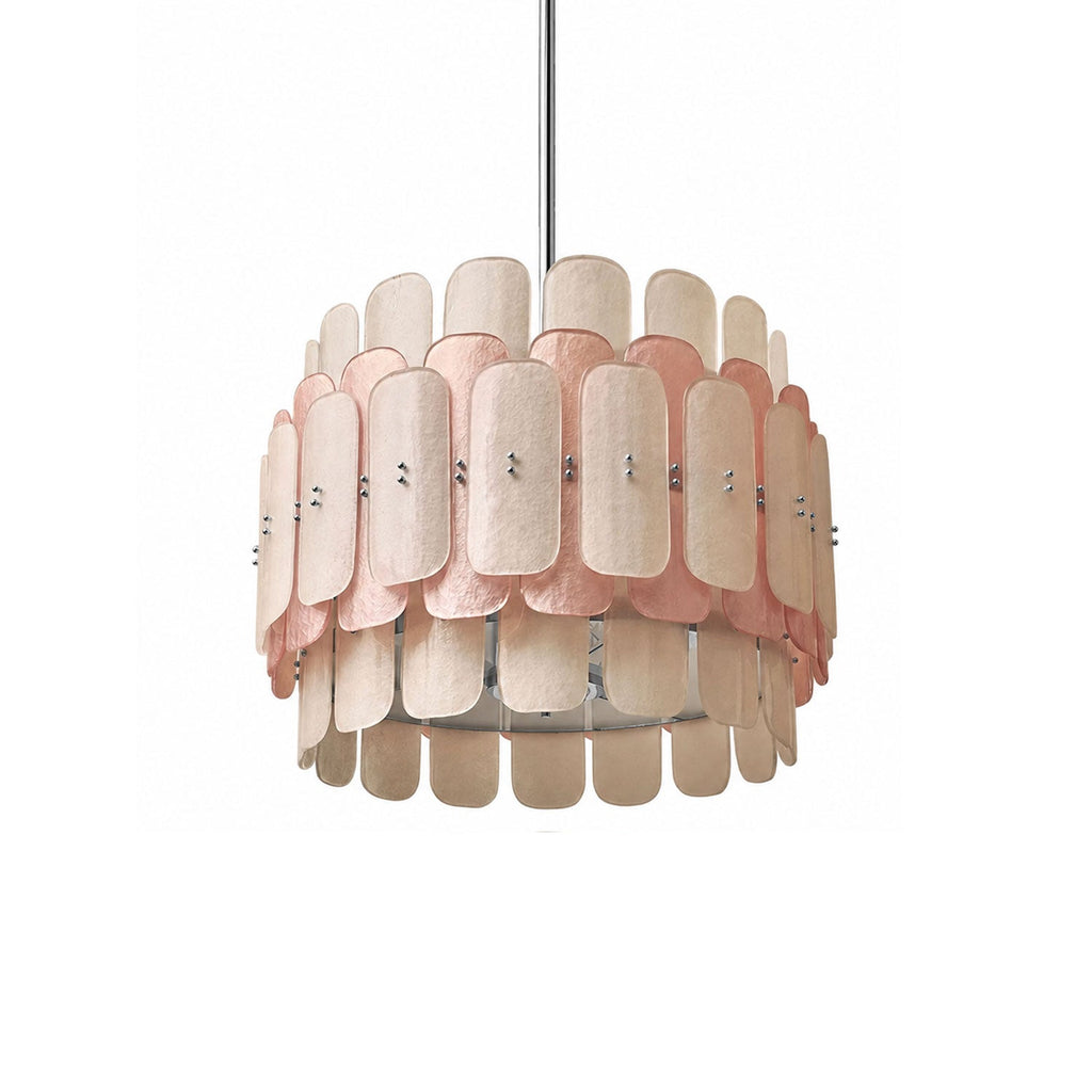 Rosalinne Murano Glass Petal Chandelier